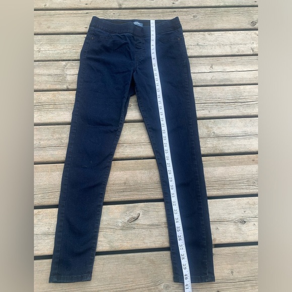 💜 Old Navy Rockstar Mid-Rise Dark Wash Jeggings - Size 12 Regular - Picture 6 of 6